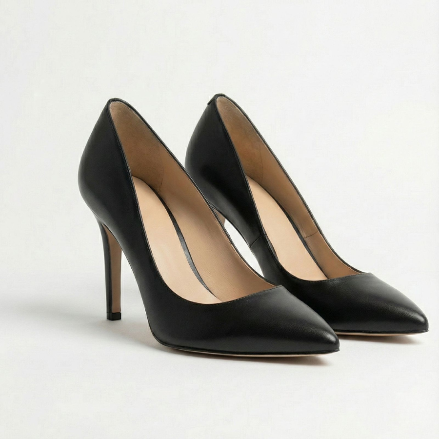 Classic Pointed-Toe High Heel for Women | Elena Black