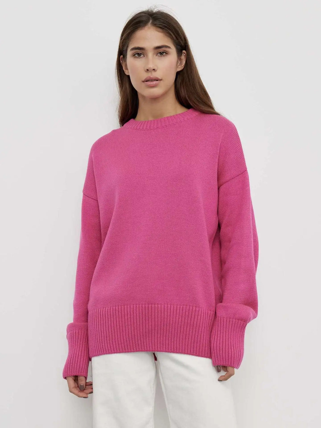 Jessica | Women’s classic cashmere round neck sweater