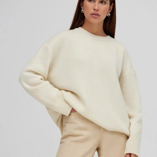 Jessica | Women’s classic cashmere round neck sweater