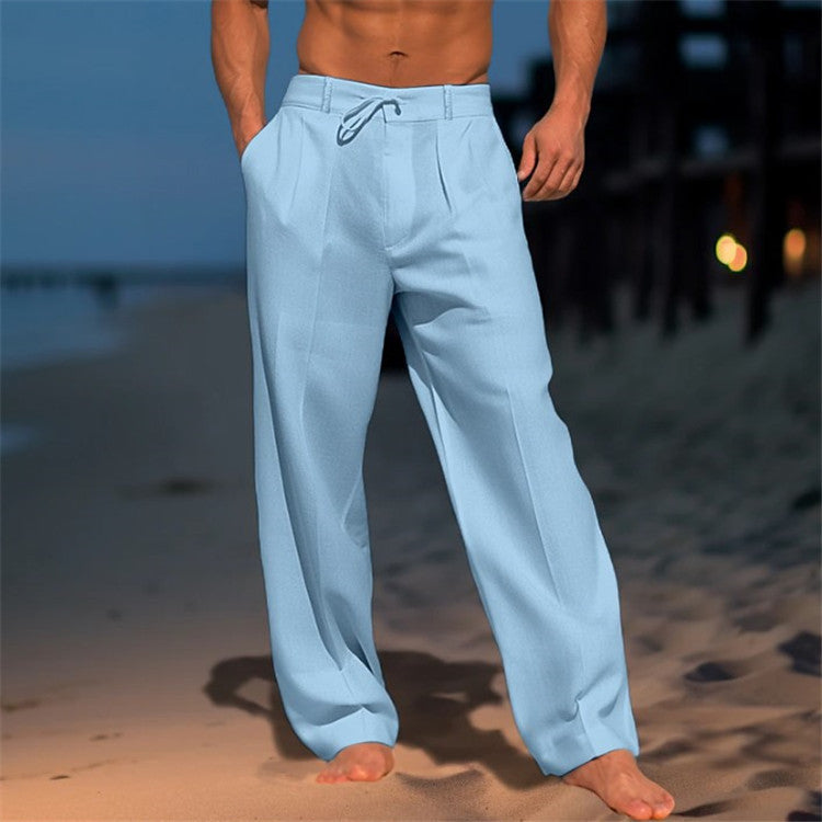 Declan | Men’s spring drawstring comfortable fit pants