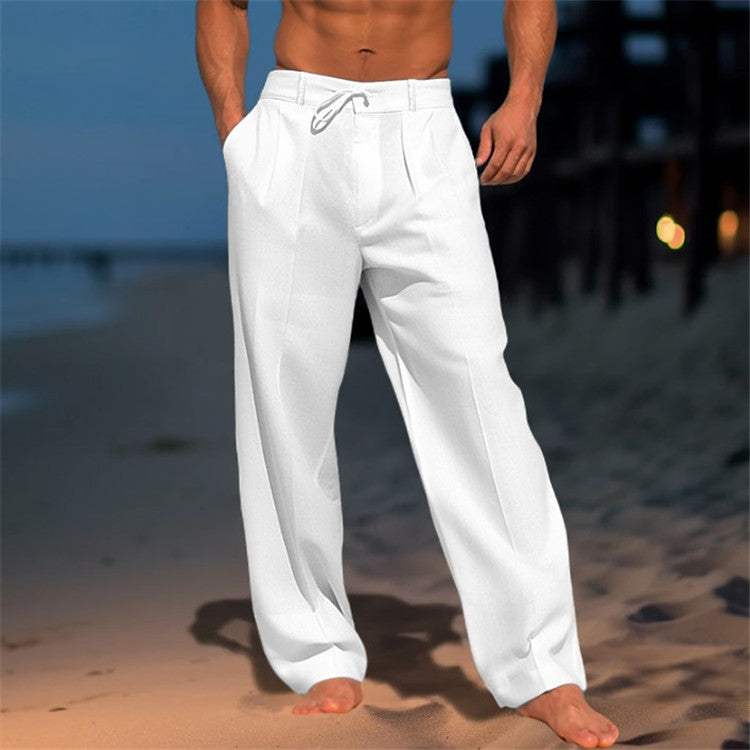 Declan | Men’s spring drawstring comfortable fit pants
