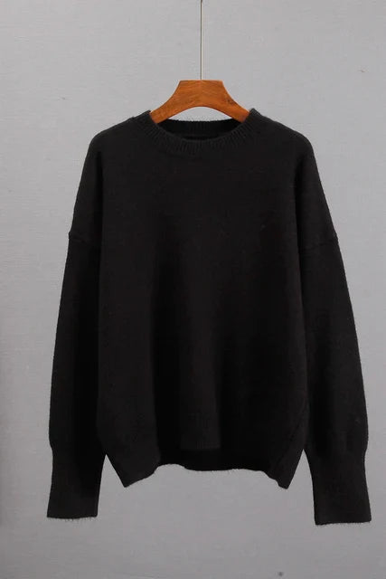 Jessica | Women’s classic cashmere round neck sweater
