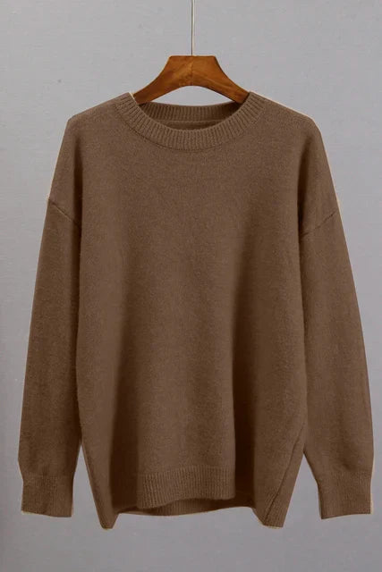 Jessica | Women’s classic cashmere round neck sweater