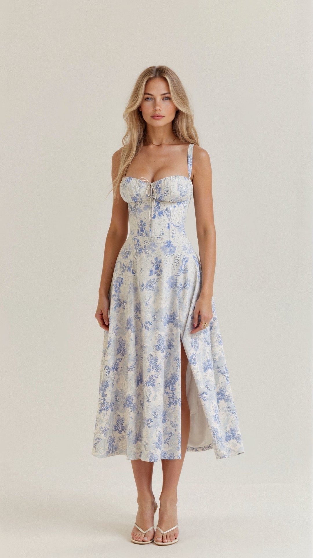 Brianna | Women’s chic floral midi dress